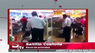 Esposan a “ladrona” en supermercado de Saltillo / Vianey Esquinca