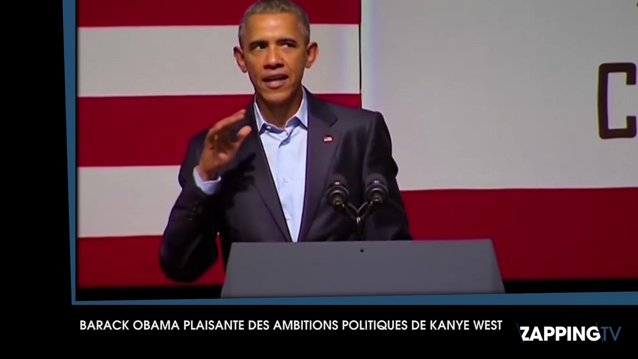Kanye West président ? Barack Obama en plaisante