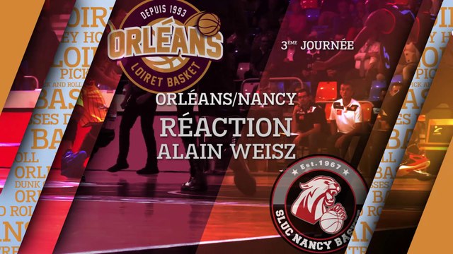 Réaction d'Alain Weisz - J03 - Orléans reçoit Nancy