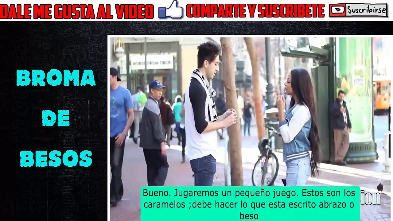 Besos Faciles a desconocidas en menos de 1 minuto Kissing Prank