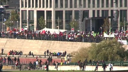 مظاهرات رافضة لاتفاقية التجارة الأوروبية الأميركية