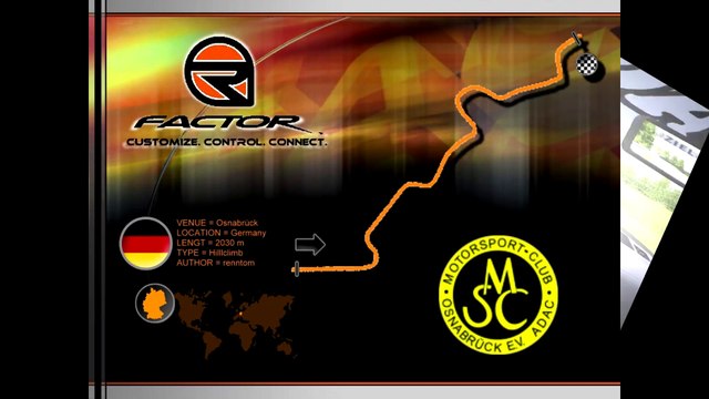 Tour de piste Osnabrueck en Renault Alpine A310 sur Rfactor