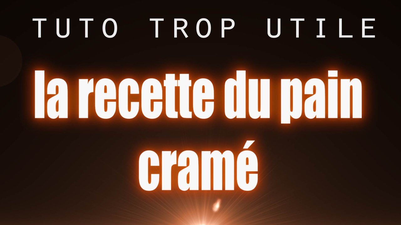 tuto trop utile trop facile - Le pain cramé -