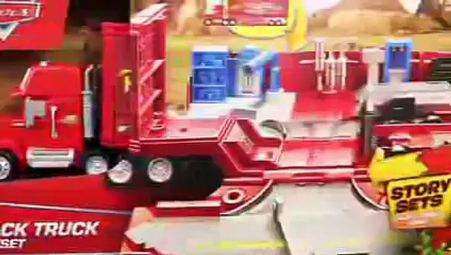 Disney Cars Mack Truck Playset with Lightning McQueen Toy Review Story Set by ToysReviewToys