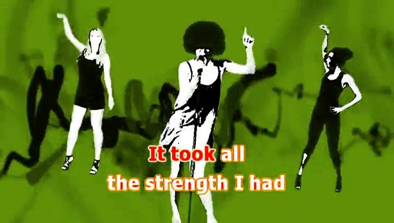 KARAOKE GLORIA GAYNOR - I will survive