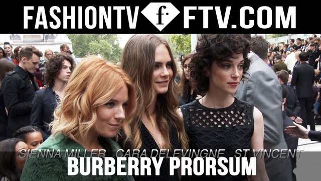 Burberry Prorsum Spring/Summer 2016 Front Row | London Fashion Week LFW | FTV.com