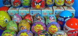 30 surprise eggs!!! Disney Cars Angry Birds STAR WARS SpongeBob SMURFS Peppa Pig Kinder Surprise [Full Episode]