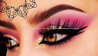 Arabic - Pakistan Wedding Makeup Tutorial, Golden, Marsala, Purple