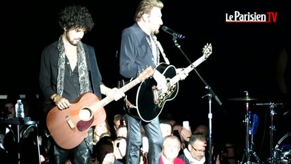 Johnny Hallyday à Lille : un extrait de sa nouvelle chanson «de l'amour»