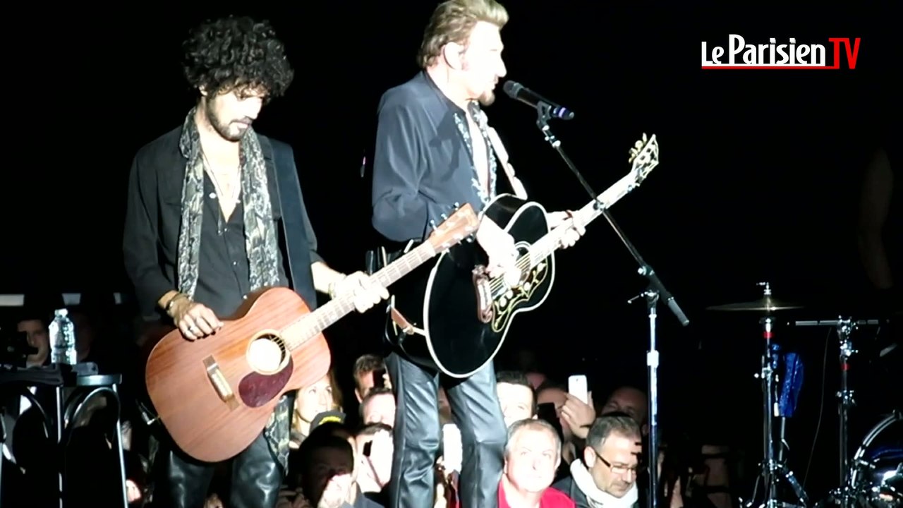 Johnny Hallyday à Lille : un extrait de sa nouvelle chanson «de l'amour»