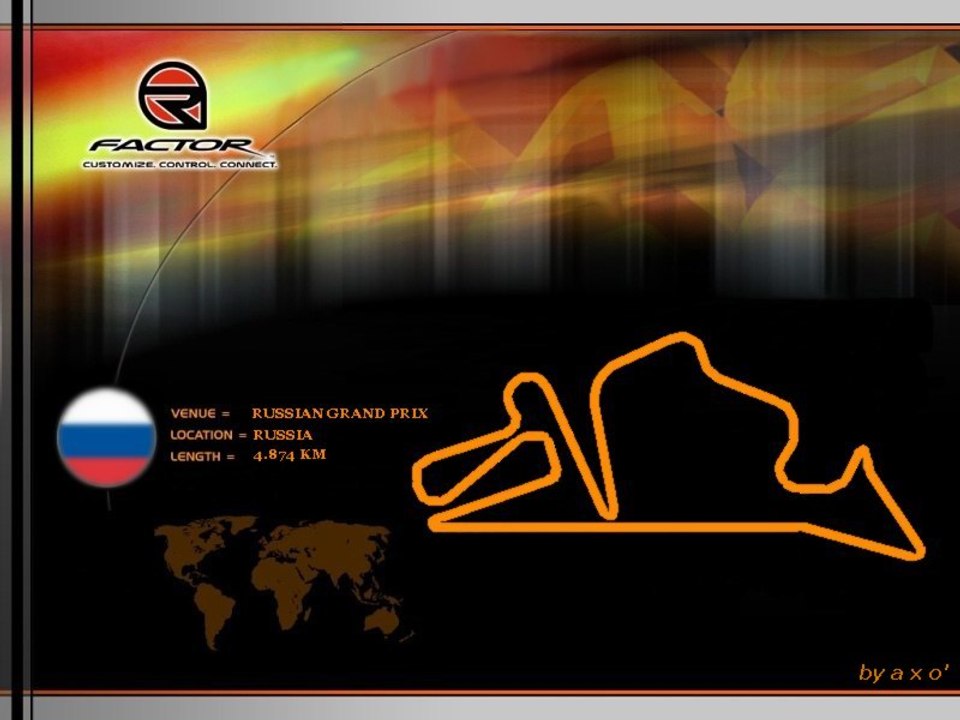 Tour de piste au Russian GP en Chevrolet Cruze WTCC sur Rfactor