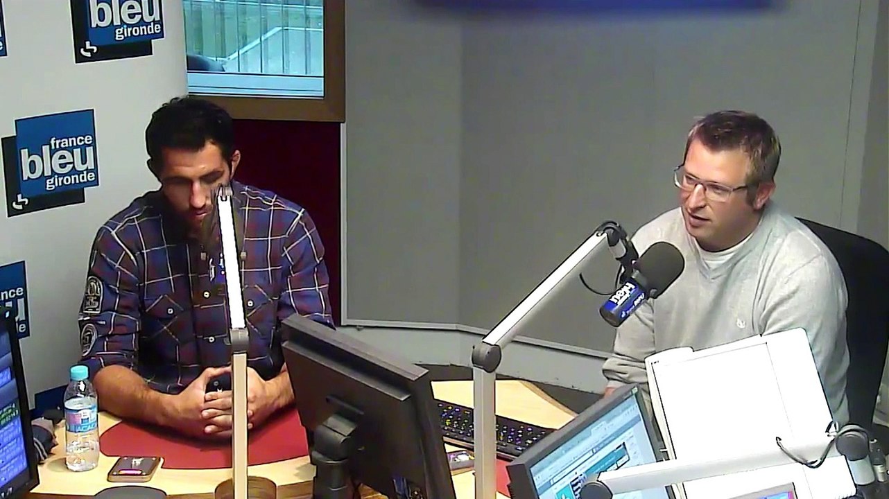 Louis-Benoit Madaule, capitaine de l'UBB, invité de la Mêlée du lundi de France Bleu Gironde