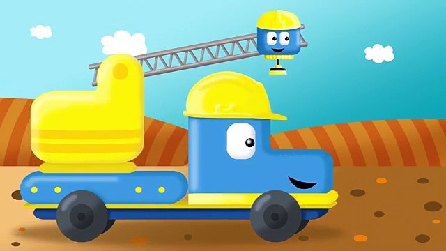 Train et locomotive - Tom & Matt les vehicules constructeurs _ Jeux de construction pour enfant