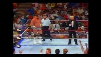 Rugged Announcer Ronnie Garvin