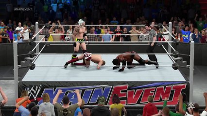 WWE 2K15 booker t v daniel bryan v chase wagner