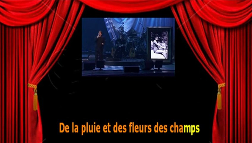 Ref:x399um7 Karaoké Serge Lama - Les glycines