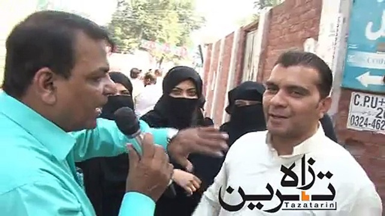 NA 122 Polling Station PTI People Views.7