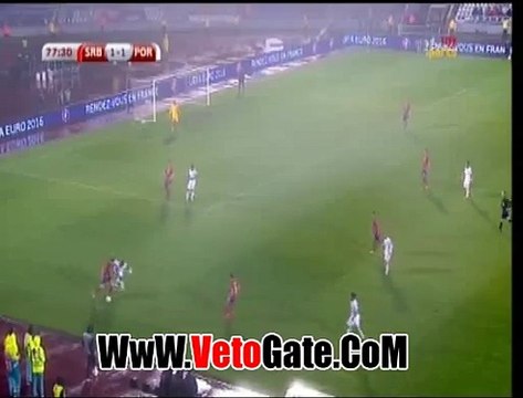 جواو موتينهو يتقدم بالهدف الثانى البرتغال فى صربيا