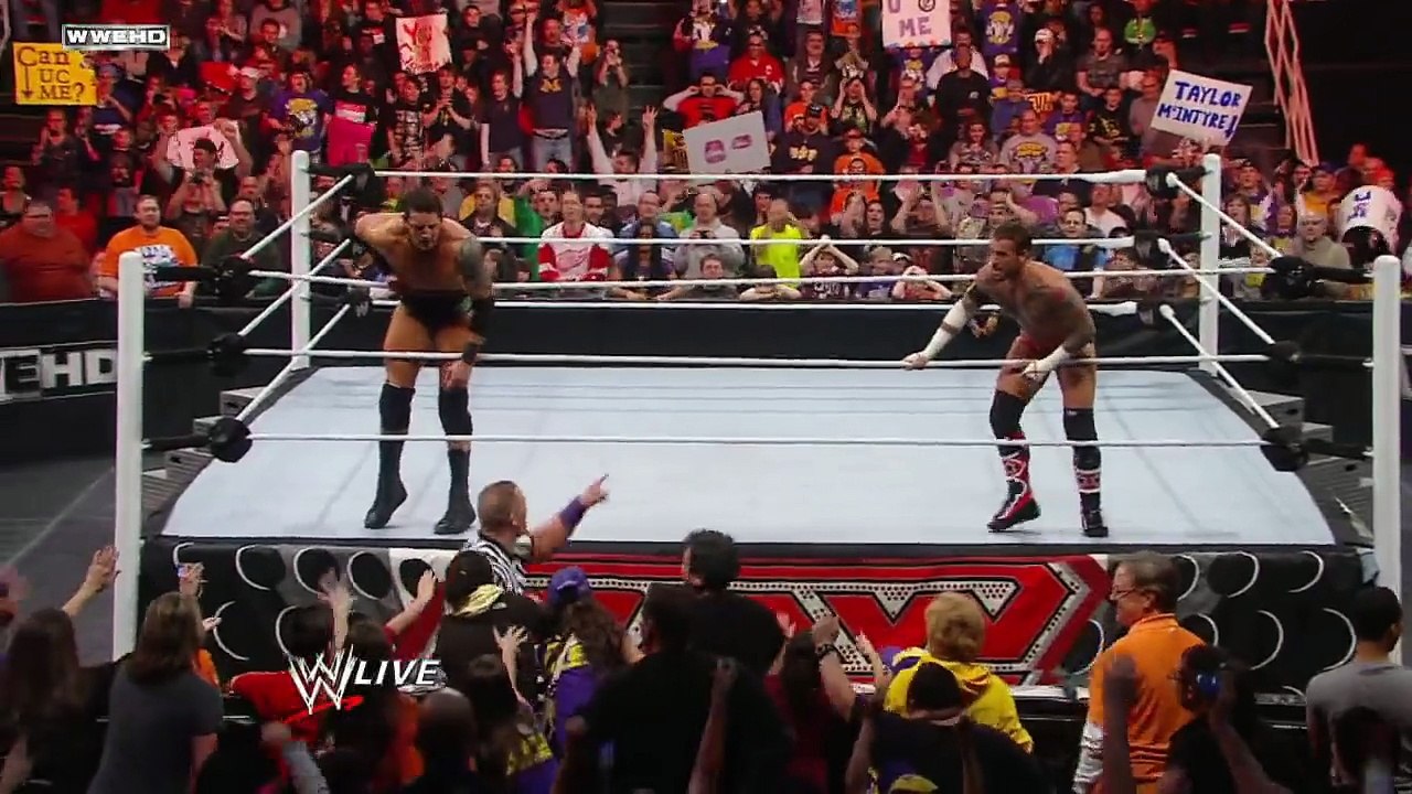 Raw CM Punk vs. Wade Barrett