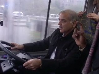 Shabaz sharif Drive Metro Bus