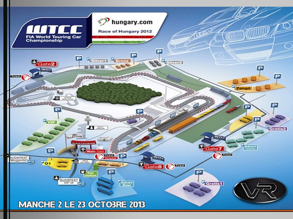 Tour de piste au Hungaroring en Lada wtcc sur Rfactor