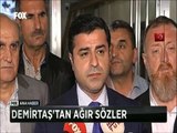 Selahattin Demirtaş, Ahmet Davutoğlu'na 'Bizi parmak sallayarak tehdit edemezsin' dedi