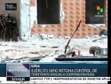 Ejército sirio retoma el control de Daria gracias a Rusia
