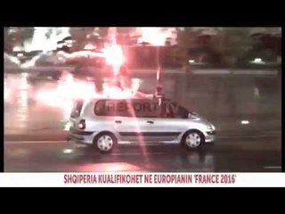 Tiranë festimet për kualifikimin e Shqipërisë në EURO 2016 ( Pjesa e 1 )
