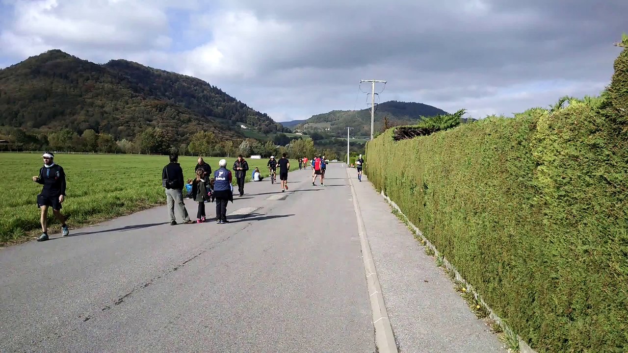 Arrivée Corne de Chamois Foulée de Crossey 2015