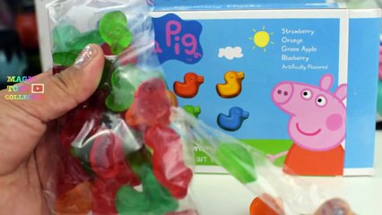 Peppa Pig duck gummy Box. Gomitas de dulce Peppa pig. trick or treat