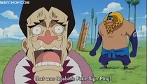 One Piece funny scene - Foxy the silver fox tries to trick Nami