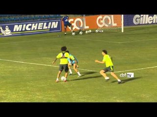 Seleção faz primeiro treino em Fortaleza