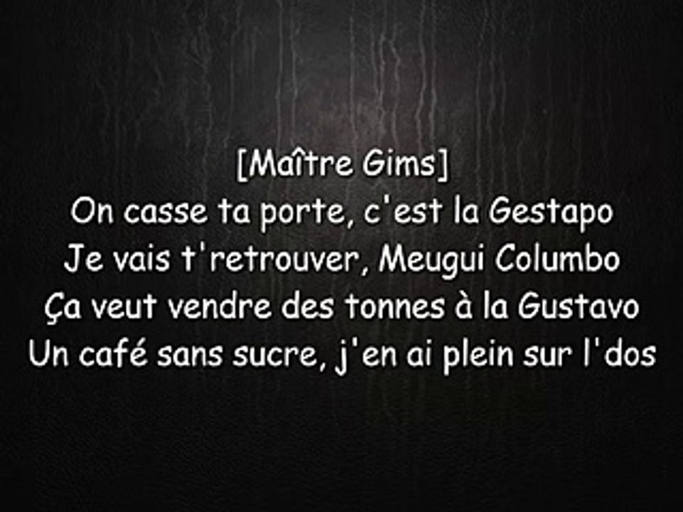 Maitre Gims - Sapés comme jamais ft Niska (Parole)