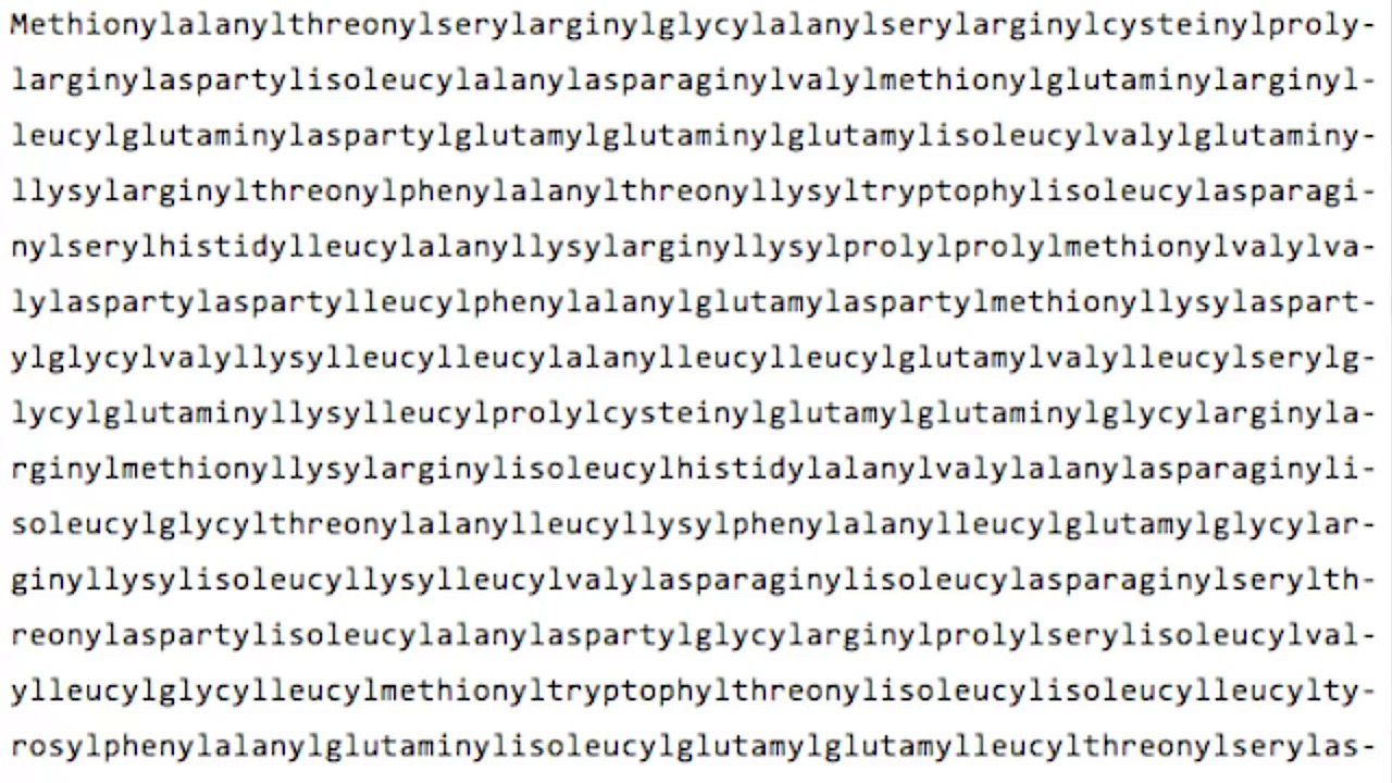 LA PALABRA MAS LARGA DEL MUNDO. 189.819 LETRAS. El titin. Una gigantesca proteína