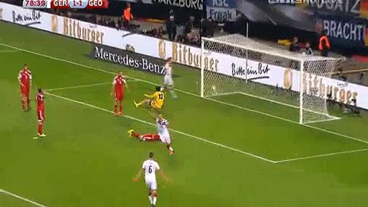 GER 2-1 GEO - Germany - Georgia - Video Goal -79' Kruse M. (Ozil M.), Germany