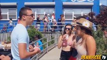Comment embrasser un étranger Embrasser Card Trick Prank Embrasser étrangers Making Out with Strangers