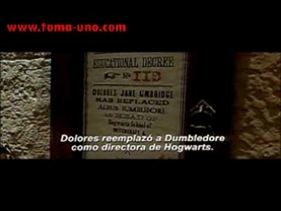 Harry Potter 5 - Trailer subtitulado