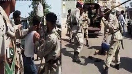 Pakistan army torturing people in POK , watch Video
