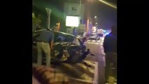 Schaerbeek : un voleur de voiture provoque un terrible crash et parvient à prendre la fuite (VIDEO)