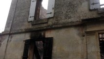 Un incendie a ravagé le chateau de la Tour-Blanche