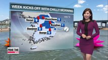 Brief cold snap to ease by Tuesday afternoon