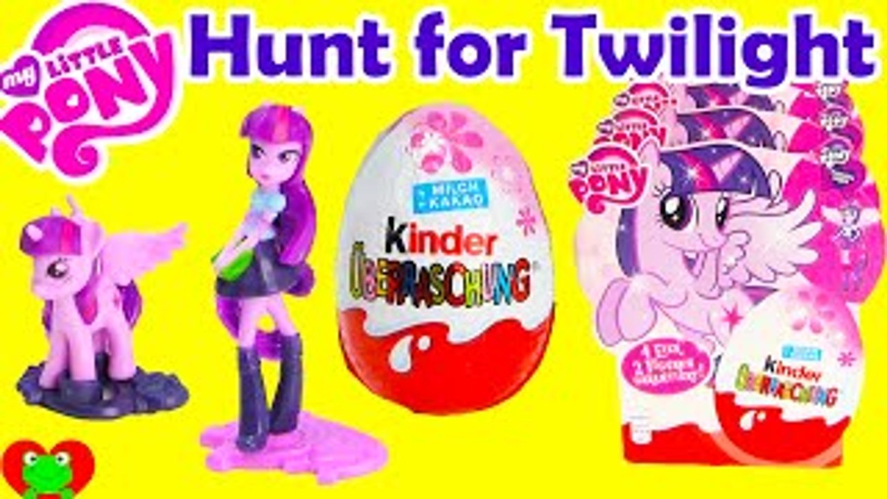 My Little Pony Kinder Surprise Egg HUNT for Twilight Sparkle