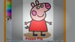 Peppa Pig Paint | vídeo da peppa pig imagen colorear | Kids Videos | Kids Games Peppa Pi