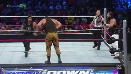 Download Video: Roman Reigns & Randy Orton vs. Bray Wyatt & Braun Strowman SmackDown