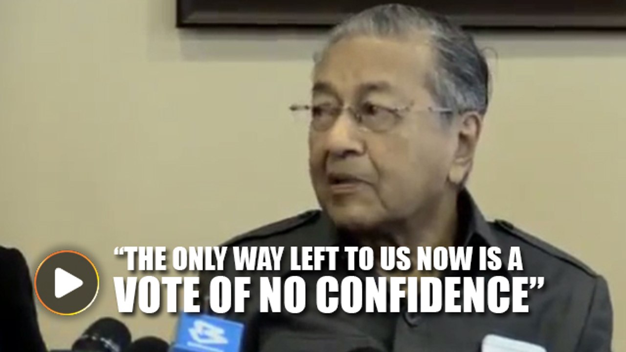 'Undi tidak percaya, MP berkuasa, tapi mustahil'