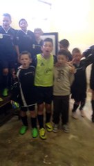 VICTOIRE DES U11 , LA JOIE DES VESTIAIRES ....