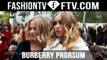 Burberry Prorsum Spring/Summer 2016 Arrivals | London Fashion Week LFW | FTV.com