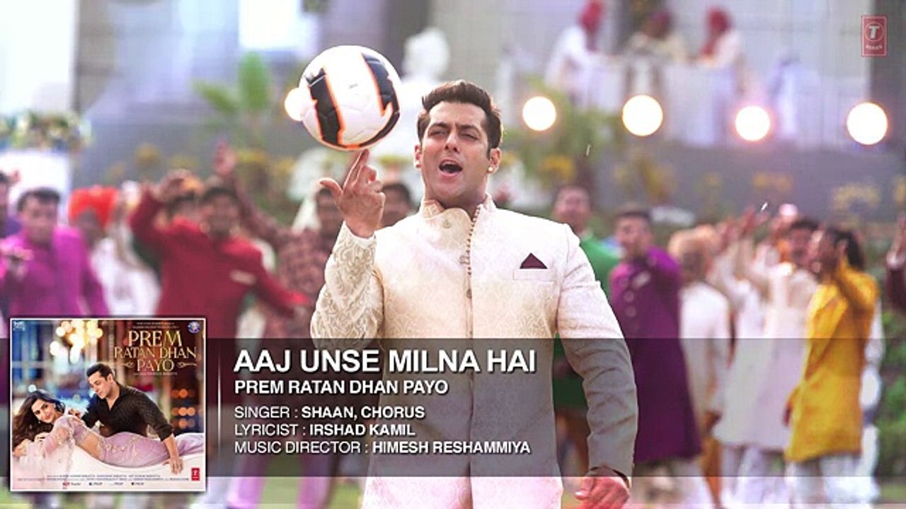 Aaj Unse Milna Hai Video Song Full HD - Prem Ratan Dhan Payo - Salman Khan, Sonam Kapoor
