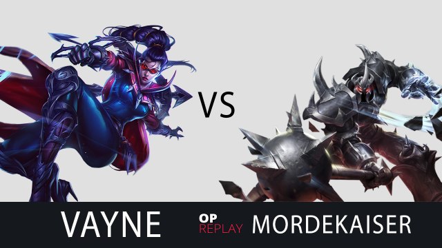 Vayne VS Mordekaiser - FNC Rekkles KR LOL Challenger 746LP