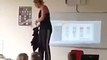 Biology teacher takes off her clothes to show anatomy to her students